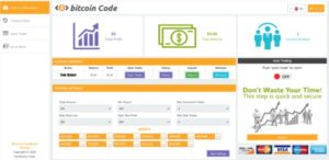 Bitcoin-Code-Handelsraum