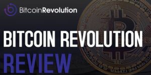 Página de inicio del sitio web oficial de la aplicación Bitcoin revolución