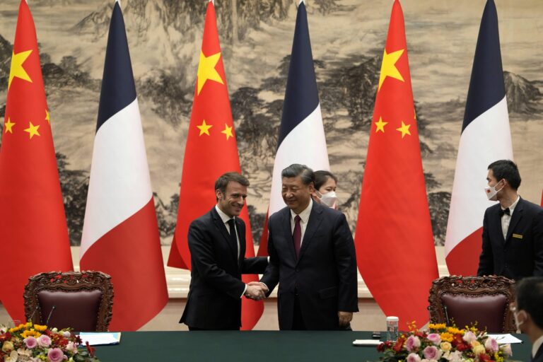 What has Macron done in China?0 (0)